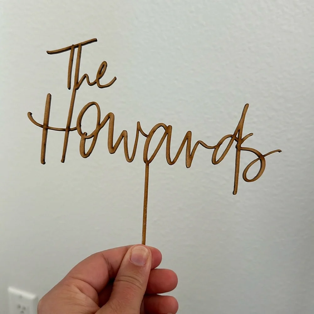 Cake topper